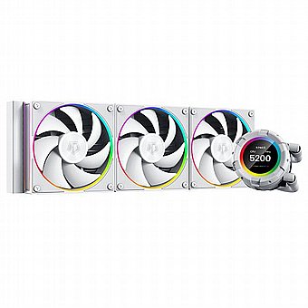����� ����� ID Cooling SPACE LCD SL360 LCD White ARGB TDP350W