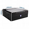 מחשב מיני פי סי Mini PC Q7-xB615MD i5-12400 4.4Ghz שחור