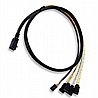 כבל LSI LSI00410 SFF-8643 TO 4XSATA 60CM