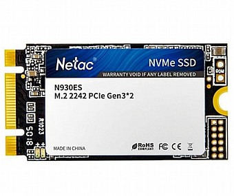 ���� ����� NeTac SSD N930ES 2242 NVMe 1TB R/W:1650/1550 SLC Caching