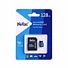 זיכרון NeTac Micro SD P500 128GB + Adapter