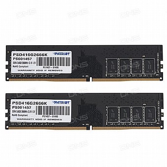 ������ ����� ���� PATRIOT DDR4 PSD416G2666K PS001457 2x8GB 2666MHz 