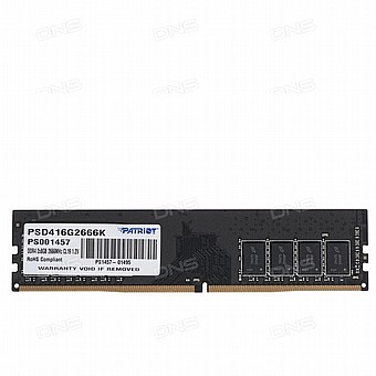 ������ ����� ���� PATRIOT DDR4 PSD48G2666 PS001457 8GB 2666MHz 