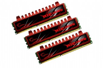 ������ ����� ���� ������ - G.Skill RipjawsX F3-10666CL9T-12GBRL 3x4GB DDR3 1333MHz Triple Memory Kit