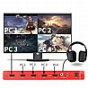 קופסת מיתוג HSV524 1080P Multi-View Switch + KVM