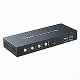 Pway PW-S7402H KVM 1 Display 4 Ports - 4K 