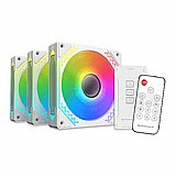 ����� �������� �����  Xigmatek STARZ PRO ARCTIC 3x120mm ARGB White FAN + Remote