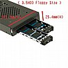 מארז פנימי Vision3 GM3-102M2-Fr לשני כונני M.2 NVMe בתא 3.5 אינץ' עם קירור ומגשים נשלפים