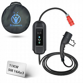 ���� ���� ��� ���� ���� ����� Braumers Portable EV Charger BREV-PO16AT2-11KW 3x16A