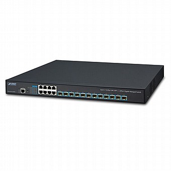 ���� ��� 12+8 ������  Planet Switch XGS-6350-12X8TR 12 Port SFP 10G + 8 Port RJ45 1G