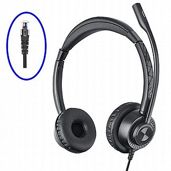 ������ ������ ����� Braumers BRCH-BH29 Stereo call center Headset RJ9