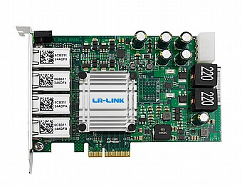 ����� ��� ����� LR-LINK LREC9724HT-PoE PCIe 1Gbx4 PoE