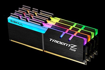 ������ ����� ���� G.Skill DDR4 F4-4266C17Q-32GTZR 4x8GB 4266MHz TridentZ RGB