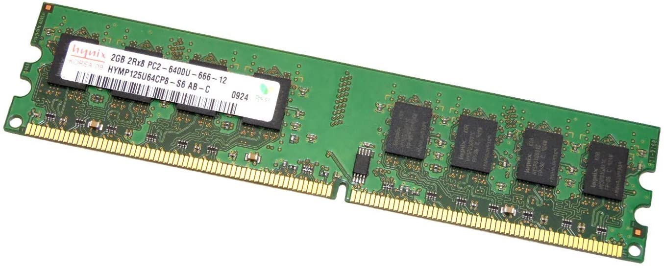 זיכרון למחשב - HYNIX DDR2 HYMP125U64CP8-S6 2Gb 800Mhz
