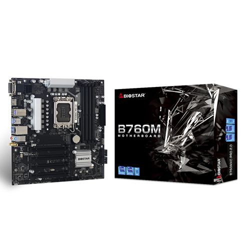 לוח אם BioStar B760MXC PRO 2.0 D4 V6.0 VGA+DVI+HDMI