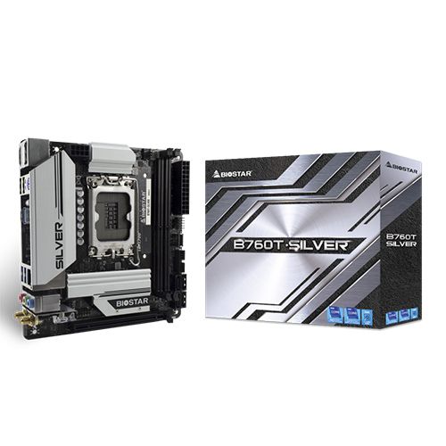 לוח אם BioStar B760T-Silver ITX VGA+HDMI