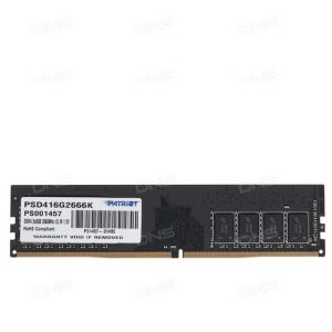 זיכרון למחשב נייח PATRIOT DDR4 PSD48G2666 PS001457 8GB 2666MHz