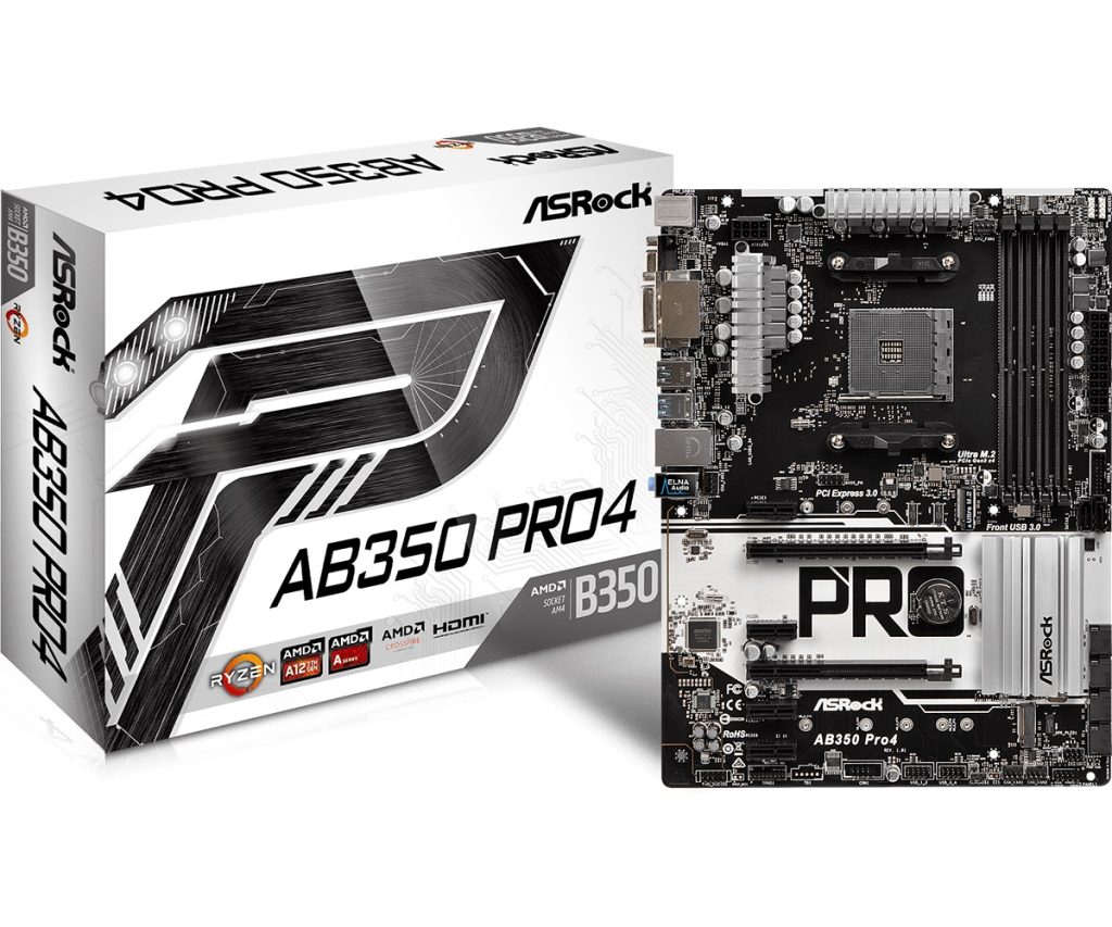 לוח אם ASRock AB350 Pro4