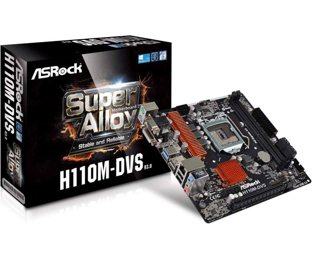 לוח אם ASRock H110M-DVS