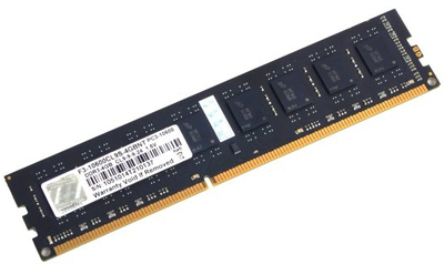 זיכרון למחשב נייח שולחני - G.Skill F3-10600CL9S-4GBNT 4GB DDR3 1333MHz Single Memory Stick
