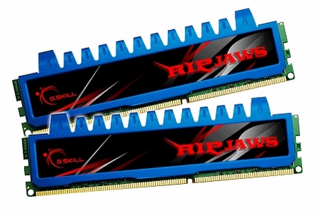 זיכרון למחשב נייח שולחני - G.Skill Ripjaws F3-16000CL9D-8GBRM 2x4GB DDR3 2000MHz Dual Memory Kit