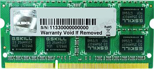 זיכרון למחשב נייד G.Skill F3-1600C11S-8GSL 8GB 1600Mhz SODIMM