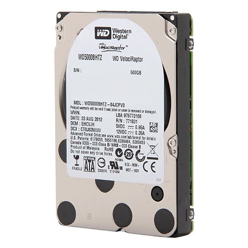 דיסק  WD VelociRaptor 500GB 2.5" WD5000BHTZ 10KRPM