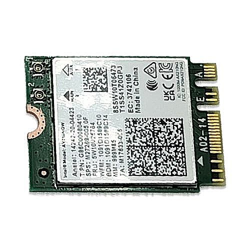 כרטיס רשת M.2 מודול אלחוטי Intel AX210NGW PRO WIFI 6E/BT5.3 Module