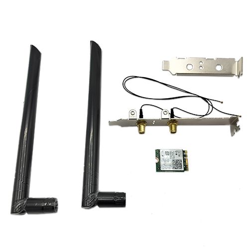 כרטיס רשת M.2 למחשב נייח Intel EP-AX210NGW PRO WIFI 6E/Bluetooth 5.3 KIT