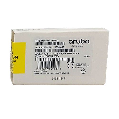 ג'יביק HPE Aruba J9150D 10GMbs SFP+ MM SR 300m Module GBIC