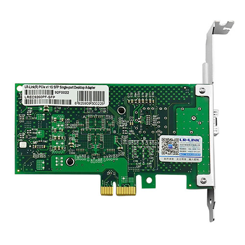 כרטיס רשת אופטי LR-LINK LREC9260PF-SFP PCIe Fiber opti