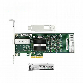 כרטיס רשת פנימי LR-LINK LREC9701EF-SFP + ג'יביק LR-LINK LRGP8512-X5ATL GBIC