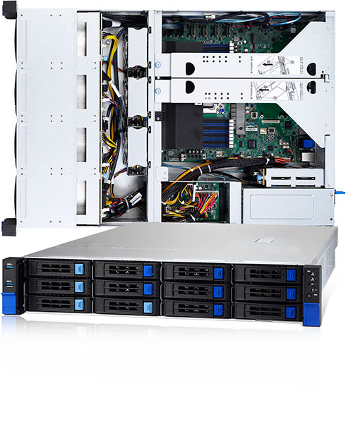 שרת אחסון היברידי AMD EPYC ™ (ROME) Transport SX TS65-B8036
