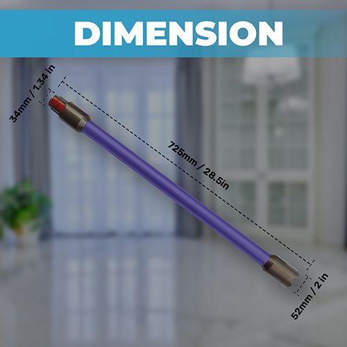מוט צינור לשואב אבק דייסון בצבע סגול Dyson Wand V7/V8/V10/V11