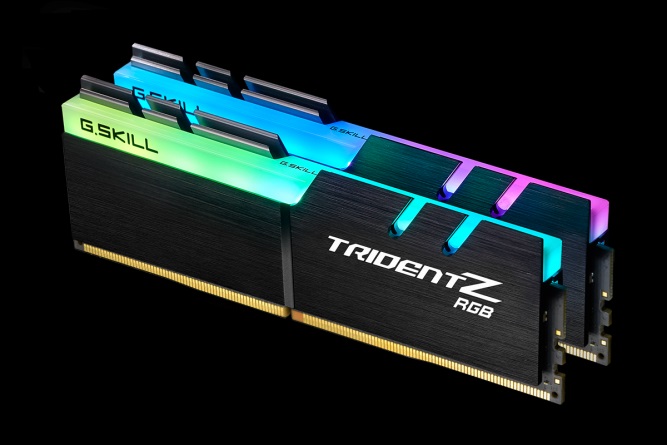 זיכרון למחשב נייח G.Skill DDR4 F4-4133C17D-16GTZR 2x8GB 4133MHz TridentZ RGB