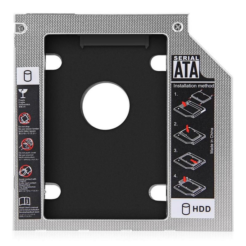 מתאם לדיסק קשיח SLIM DVD SSD CADDY TRAY IDE Universal 12.7mm