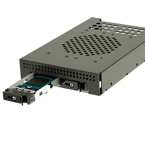 מארז פנימי Vision3 GM3-102M2-Fr לשני כונני M.2 NVMe בתא 3.5 אינץ' עם קירור ומגשים נשלפים