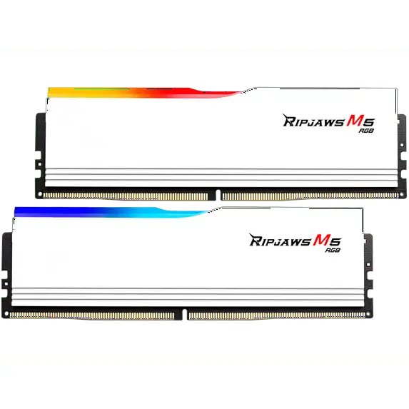 זיכרון למחשב נייח G.Skill Ripjaws F5-6000J3040F16GX2-RM5RW M5 RGB 2x16GB 6000Mhz CL30intel